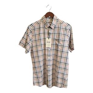 Barbour Kinson Tailored Shirt Sz S Multi-color CheckCotton